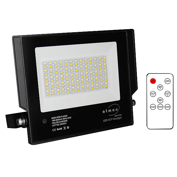 ΠΡΟΒΟΛΕΑΣ LED  SMD 50W CCT  4 ΣΕ 1